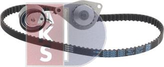 AKS Dasis 570304N - Водяной насос + комплект зубчатого ремня ГРМ autospares.lv