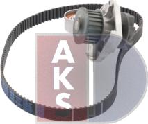 AKS Dasis 570303N - Водяной насос + комплект зубчатого ремня ГРМ autospares.lv