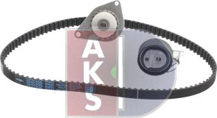 AKS Dasis 570302N - Водяной насос + комплект зубчатого ремня ГРМ autospares.lv