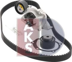 AKS Dasis 570313N - Водяной насос + комплект зубчатого ремня ГРМ autospares.lv