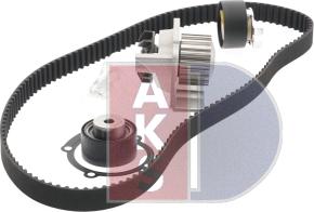 AKS Dasis 570313N - Водяной насос + комплект зубчатого ремня ГРМ autospares.lv