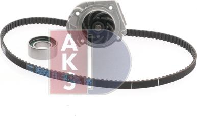 AKS Dasis 570329N - Водяной насос + комплект зубчатого ремня ГРМ autospares.lv