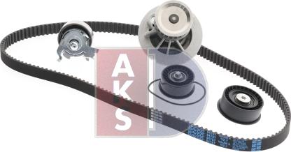 AKS Dasis 570321N - Водяной насос + комплект зубчатого ремня ГРМ autospares.lv