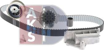 AKS Dasis 570322N - Водяной насос + комплект зубчатого ремня ГРМ autospares.lv