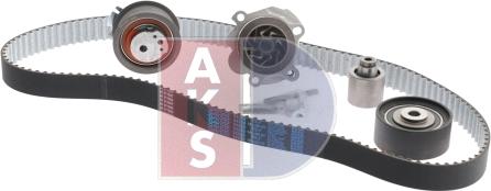 AKS Dasis 570294N - Водяной насос + комплект зубчатого ремня ГРМ autospares.lv