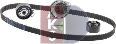AKS Dasis 570295N - Водяной насос + комплект зубчатого ремня ГРМ autospares.lv