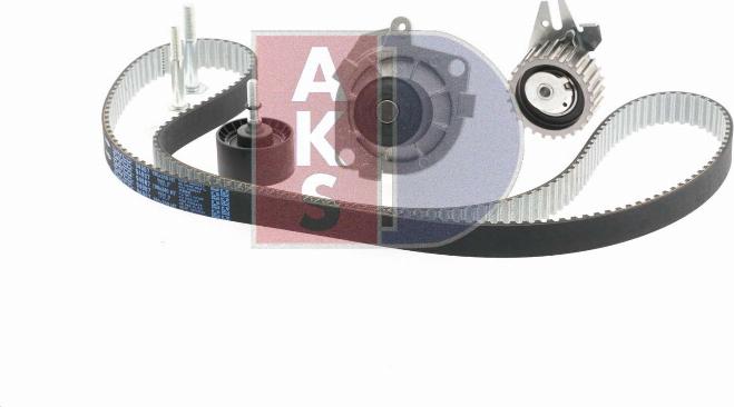 AKS Dasis 570291N - Водяной насос + комплект зубчатого ремня ГРМ autospares.lv