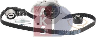 AKS Dasis 570261N - Водяной насос + комплект зубчатого ремня ГРМ autospares.lv