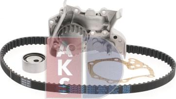 AKS Dasis 570268N - Водяной насос + комплект зубчатого ремня ГРМ autospares.lv