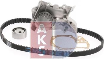 AKS Dasis 570268N - Водяной насос + комплект зубчатого ремня ГРМ autospares.lv