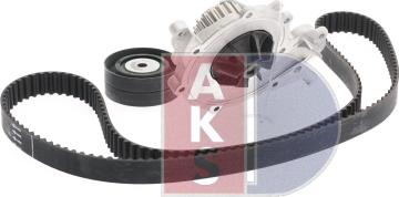 AKS Dasis 570270N - Водяной насос + комплект зубчатого ремня ГРМ autospares.lv