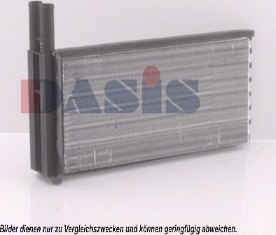 AKS Dasis 099190N - Теплообменник, отопление салона autospares.lv