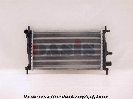 AKS Dasis 090640N - Радиатор, охлаждение двигателя autospares.lv