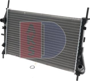 AKS Dasis 090019N - Радиатор, охлаждение двигателя autospares.lv