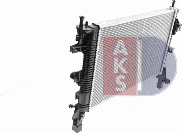 AKS Dasis 090145N - Радиатор, охлаждение двигателя autospares.lv