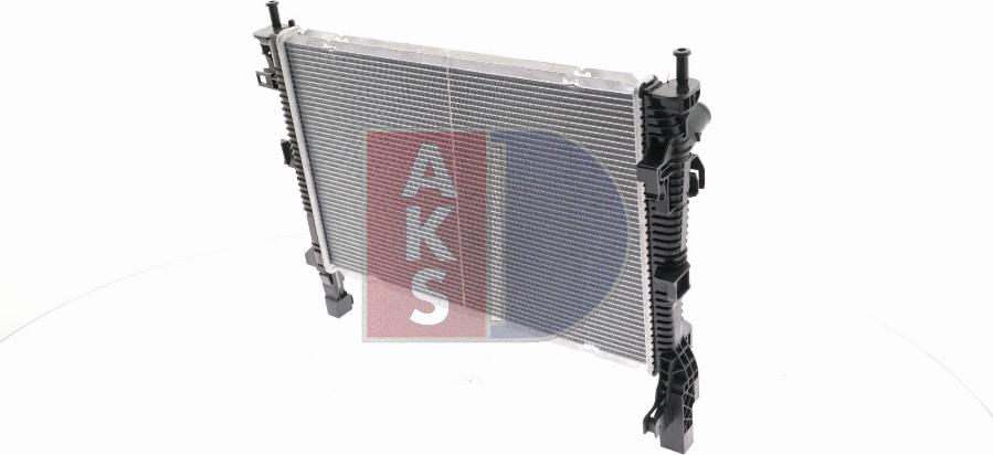 AKS Dasis 090145N - Радиатор, охлаждение двигателя autospares.lv