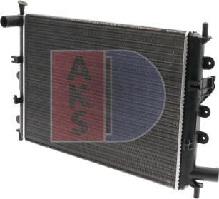 AKS Dasis 090840N - Радиатор, охлаждение двигателя autospares.lv