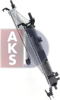 AKS Dasis 091300N - Радиатор, охлаждение двигателя autospares.lv