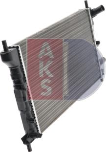 AKS Dasis 091270N - Радиатор, охлаждение двигателя autospares.lv