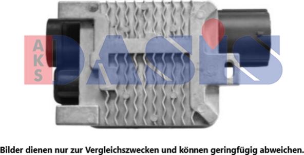 AKS Dasis 098049N - Блок управления, эл. вентилятор (охлаждение двигателя) autospares.lv