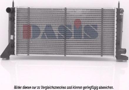AKS Dasis 092270N - Радиатор, охлаждение двигателя autospares.lv