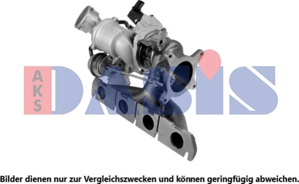 AKS Dasis 045198N - Турбина, компрессор autospares.lv
