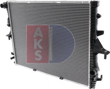 AKS Dasis 040003N - Радиатор, охлаждение двигателя autospares.lv
