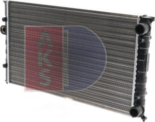 AKS Dasis 040780N - Радиатор, охлаждение двигателя autospares.lv