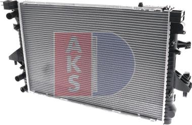 AKS Dasis 041007N - Радиатор, охлаждение двигателя autospares.lv