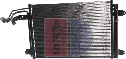 AKS Dasis 042013N - Конденсатор кондиционера autospares.lv