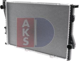 AKS Dasis 050930N - Радиатор, охлаждение двигателя autospares.lv