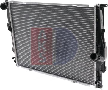 AKS Dasis 050043N - Радиатор, охлаждение двигателя autospares.lv