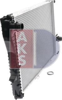 AKS Dasis 050030N - Радиатор, охлаждение двигателя autospares.lv