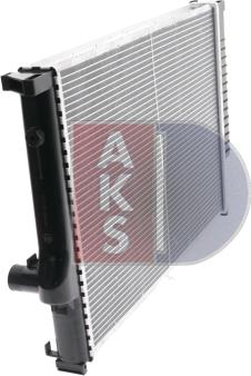AKS Dasis 050750N - Радиатор, охлаждение двигателя autospares.lv