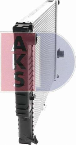 AKS Dasis 051450N - Радиатор, охлаждение двигателя autospares.lv