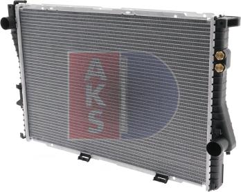 AKS Dasis 051420N - Радиатор, охлаждение двигателя autospares.lv