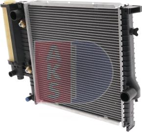 AKS Dasis 051670N - Радиатор, охлаждение двигателя autospares.lv