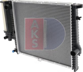 AKS Dasis 051020N - Радиатор, охлаждение двигателя autospares.lv
