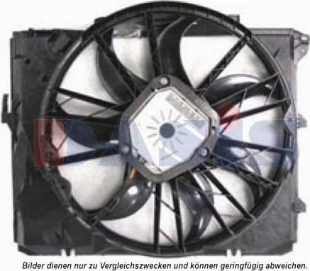 AKS Dasis 058072N - Вентилятор, охлаждение двигателя autospares.lv