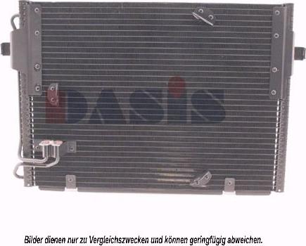 AKS Dasis 052260N - Конденсатор кондиционера autospares.lv