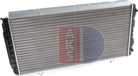 AKS Dasis 060620N - Радиатор, охлаждение двигателя autospares.lv