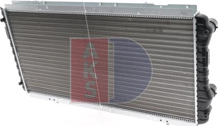 AKS Dasis 060620N - Радиатор, охлаждение двигателя autospares.lv