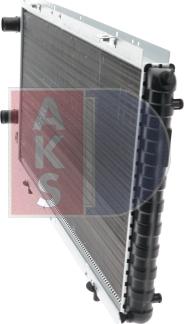 AKS Dasis 060620N - Радиатор, охлаждение двигателя autospares.lv