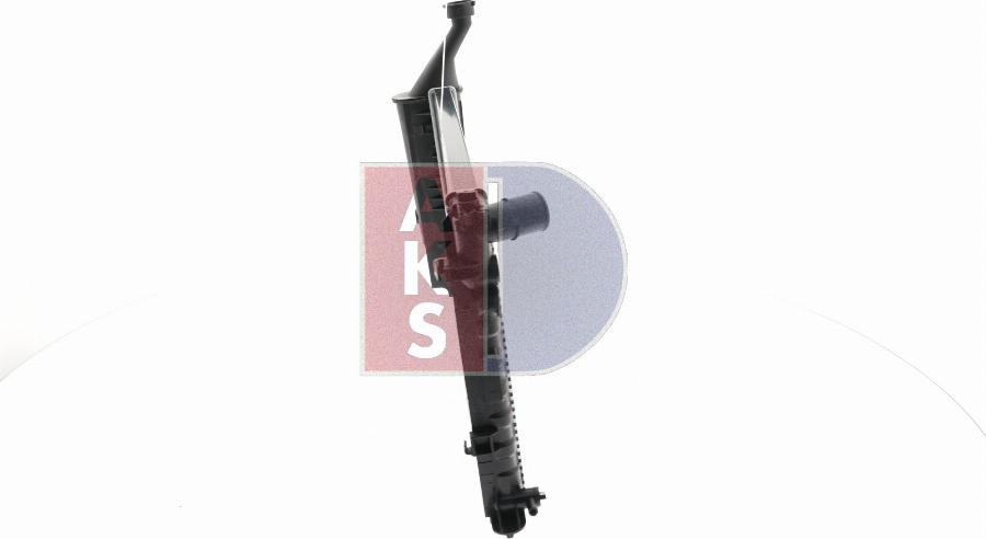 AKS Dasis 060850N - Радиатор, охлаждение двигателя autospares.lv