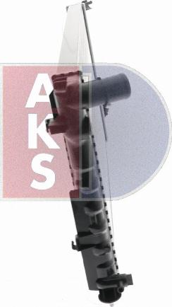 AKS Dasis 061020N - Радиатор, охлаждение двигателя autospares.lv