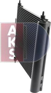 AKS Dasis 062001N - Конденсатор кондиционера autospares.lv