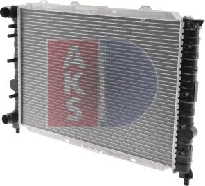 AKS Dasis 010330N - Радиатор, охлаждение двигателя autospares.lv
