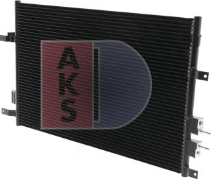 AKS Dasis 012004N - Конденсатор кондиционера autospares.lv