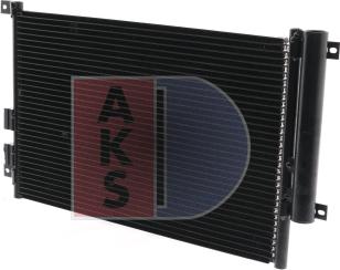 AKS Dasis 012280N - Конденсатор кондиционера autospares.lv