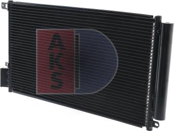 AKS Dasis 022005N - Конденсатор кондиционера autospares.lv